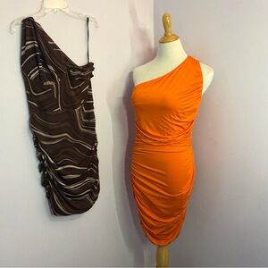 Pretty Garden & Forever 21 Dresses, NWT, Size M, Set of 2,One Shoulder